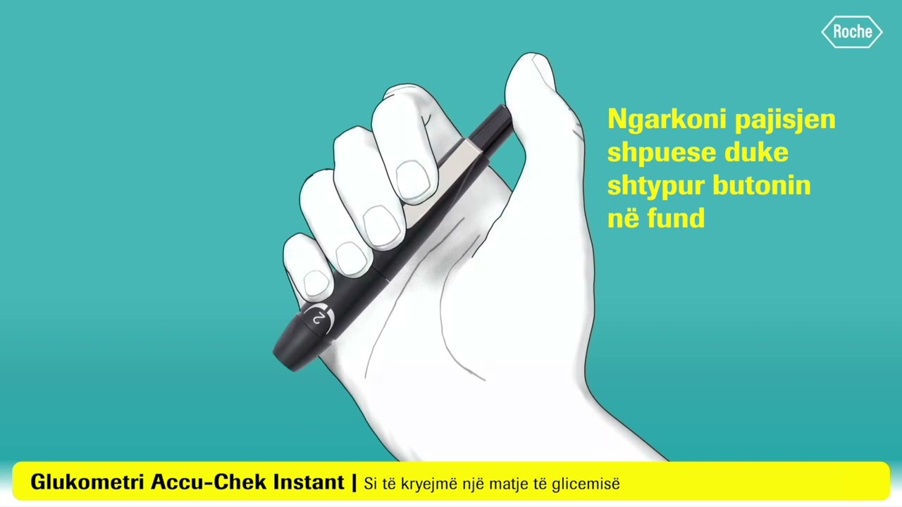 Accu-Chek Instant: udhëzime për përdorimin (Istruzioni in albanese)