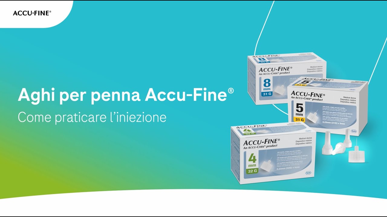 Aghi Accu-Fine: come praticare l&#039;iniezione