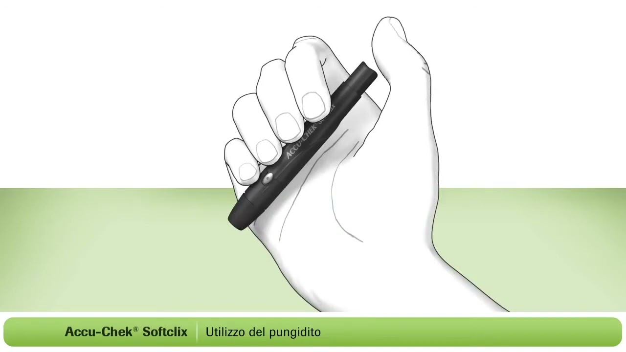 Utilizzo del pungidito Accu-Chek® Softclix