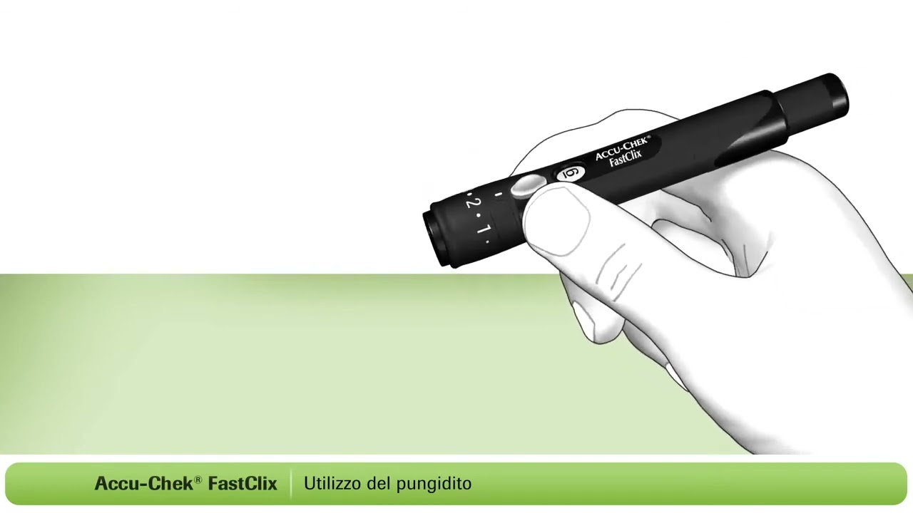 Utilizzo del pungidito Accu-Chek® FastClix