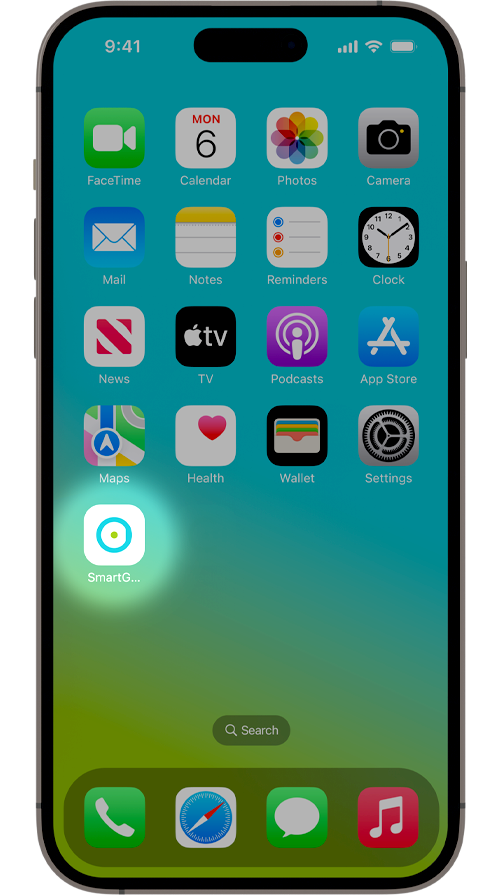 Schermata della pagina di download dell’app SmartGuide nell’App Store.