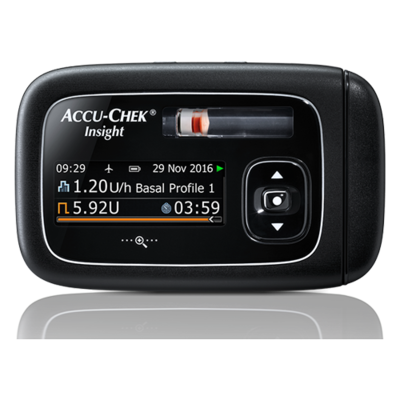 Il sistema di microinfusione Accu-Chek Insight.