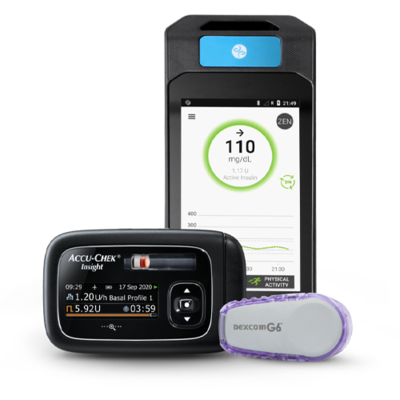 Accu-Chek Insight con DBLG1 da Diabeloop
