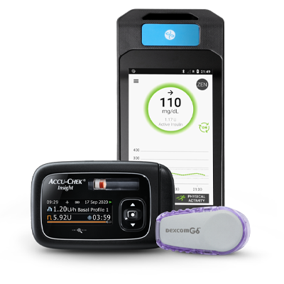 Accu-Chek Insight con DBLG1 da Diabeloop