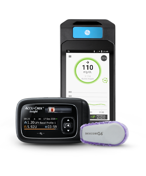 Accu-Chek Insight con DBLG1 da Diabeloop